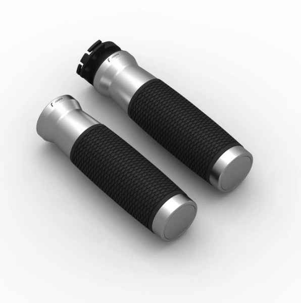 Griffe RIZOMA Urlo RS Ø 22/24 mm L 120 mm für Vespa Primavera/​Sprint, silber eloxiert