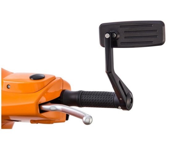 Lenkerendspiegel ACTION für Vespa links oder rechts, schwarz