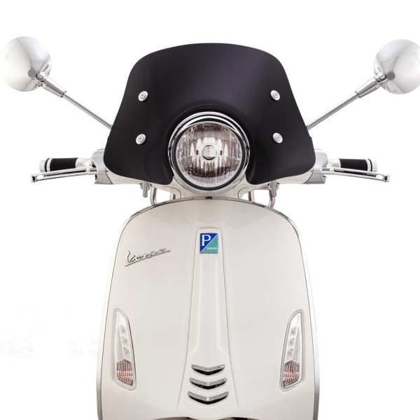 Windschild Ermax Piccolo für Vespa Primavera - schwarz getönt