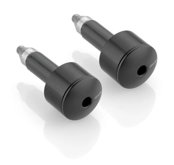 Lenkerendengewichte RIZOMA links & rechts für Vespa, schwarz eloxiert