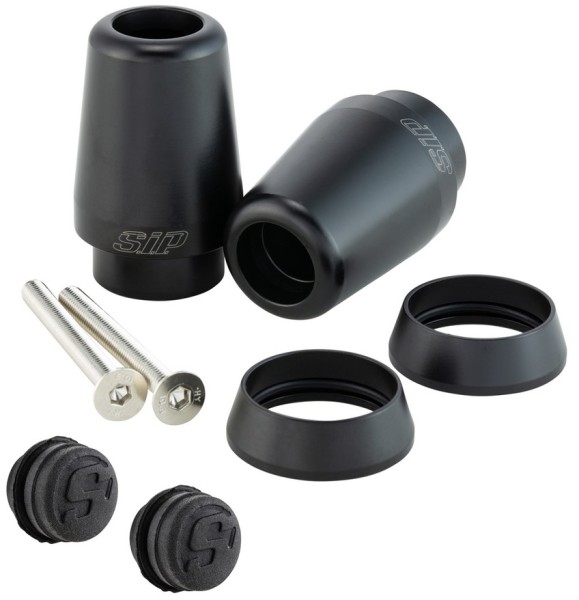 Lenkerendengewichte für Vespa GTS/​GTS Super/​GTV/​GT 60/​GT/​GT L 125-300ccm, schwarz matt