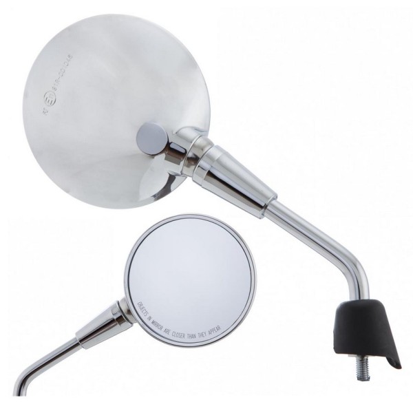 Spiegel Shorty chrom rechts, links für Vespa Primavera 50-150ccm 2T/​4T / ​GTS HPE 50-300ccm