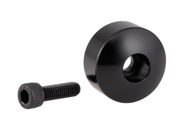 Montage Kit für Lenkerendenspiegel ohne Lenkerendengewichte, schwarz