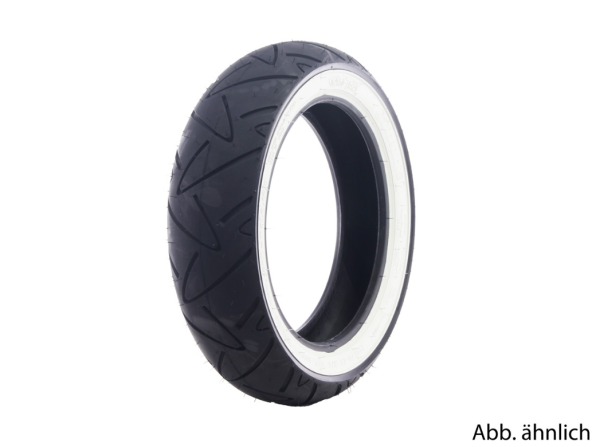 Continental Reifen 130/70-12, 62P, TL, Weißwandreifen, Twist, vorne/hinten