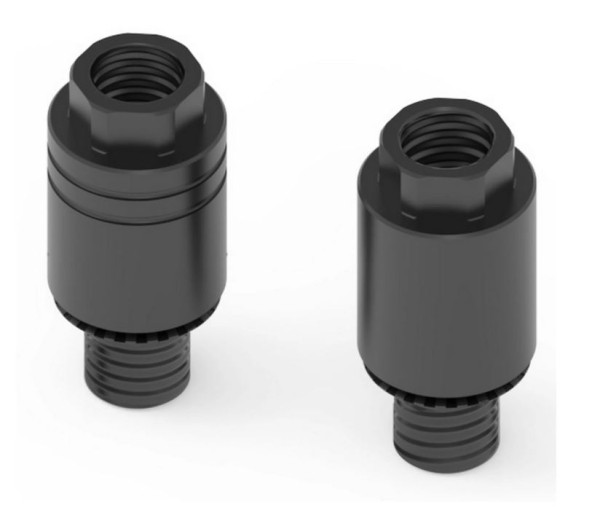 Spiegeladapter RIZOMA "Direct Mount" für Spiegel E-Pop/One für Vespa GTS/​GTS Super (`23-), schwarz