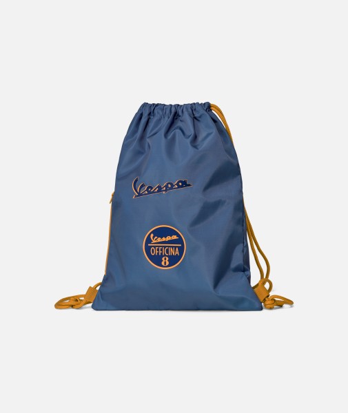 Vespa Turnbeutel/Rucksack Officina 8 blau