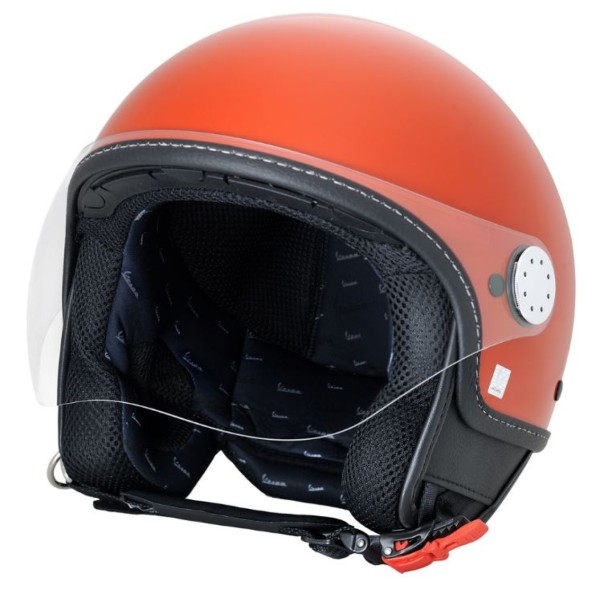 Vespa Jethelm, Vespa Visor LangHe, orange brick/orange impulsivo (A11) - L2