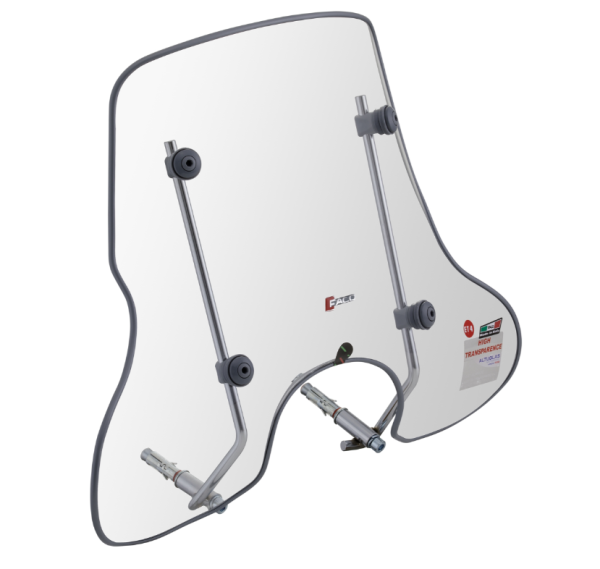 Windschild FACO 4 Jahreszeiten für Vespa ET2/​ET4 50-150ccm, klar