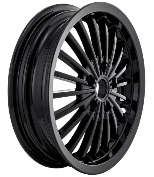 Felge vorne/hinten für Vespa GTS/​GTS Super/​GTV/​GT 60/​GT/​GT L 125-300ccm, schwarz glänzend