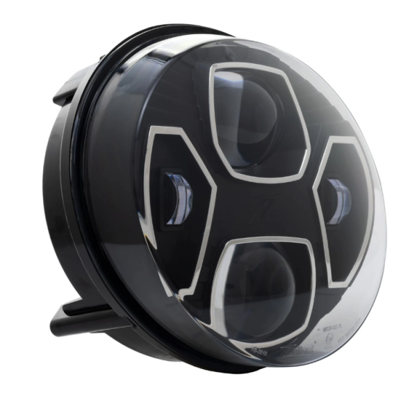 Scheinwerfer ZELIONI Black Edition LED für Vespa GTS/​GTS Super HPE 125-300 (19-22), schwarz/chrom
