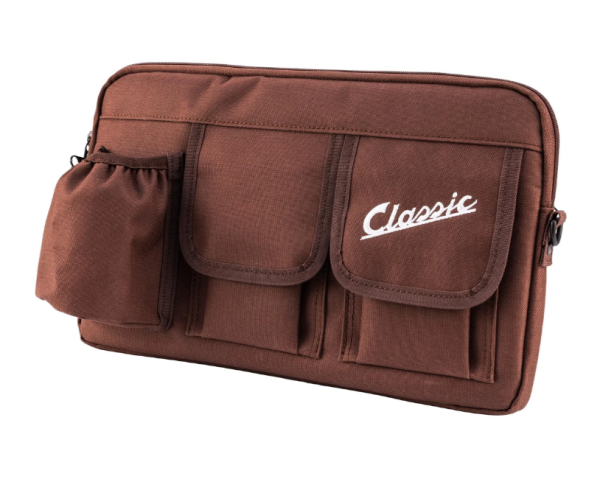 Tasche "Classic" für Gepäckfach/Handschuhfach Vespa, Nylon, tobacco braun