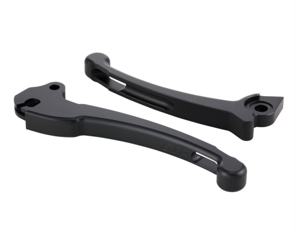 Sporthebel Set Kupplung/Bremse für Vespa PX 125-200ccm, HBZ Grimeca, rechts/links, schwarz matt