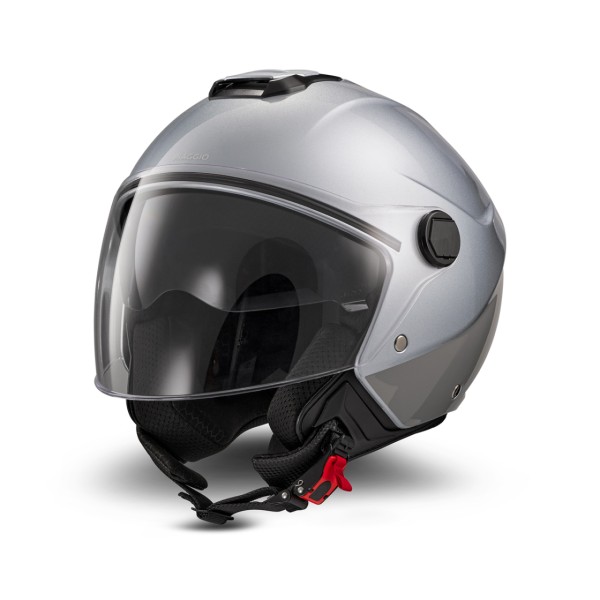 Piaggio Jethelm Demi Jet UL01 grau glänzend