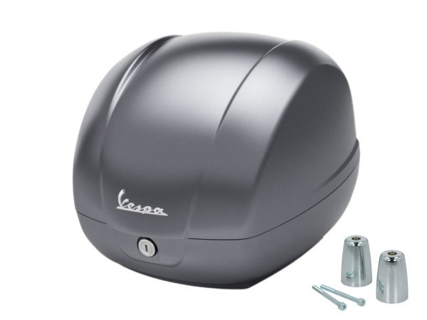 Original Topcase 36L matt grau 707/C für Vespa GTS 125/310 und GTV 310