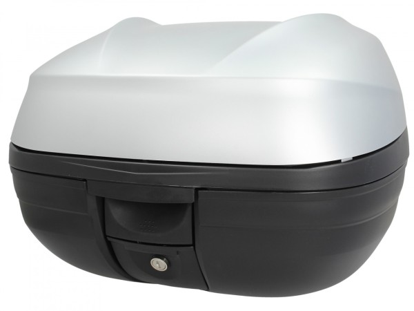 Top Case Kit (inkl. Halteplatte), 37 l, grau für Piaggio MP3 125 / 300 / Sport HPE