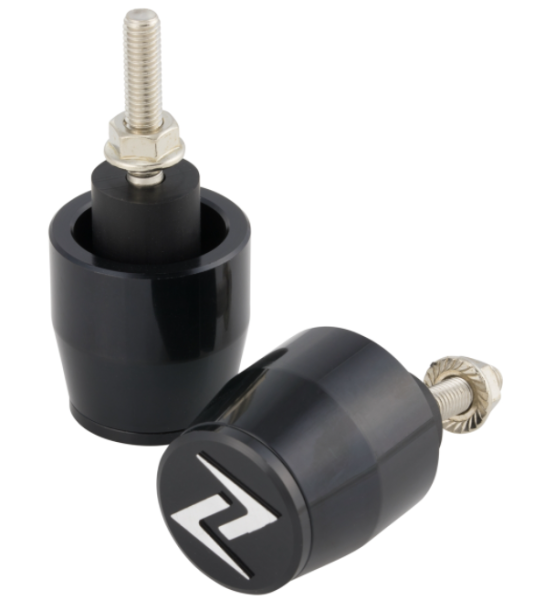 Lenkerendengewichte links/rechts für Vespa Primavera/​Sprint/​ET/​LX/​LXV/​S, schwarz