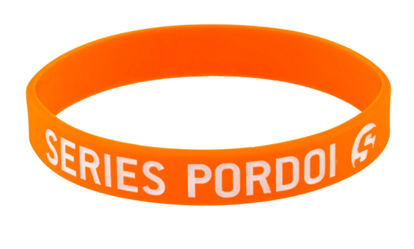 Gummiband "SERIES PORDOI" für Kotflügelnippel, orange
