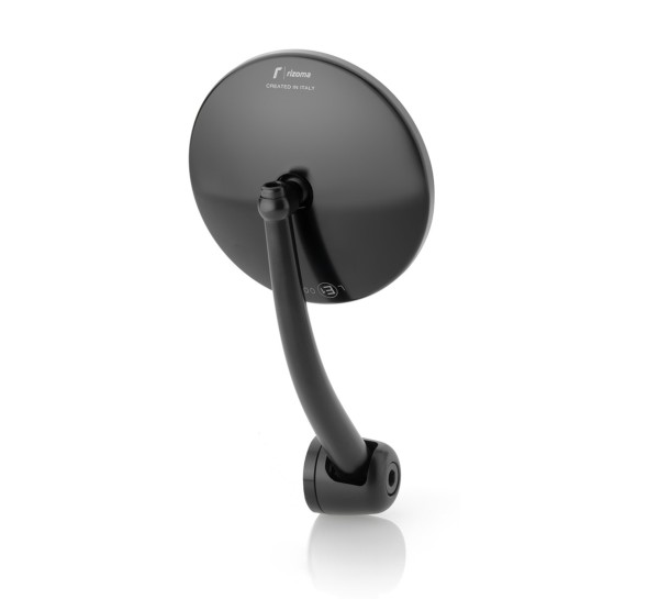 Lenkerendenspiegel RIZOMA "SPIRIT RS" für Vespa LX/​LXV/​S/​GTS/​GTS Super/​GTV/​GT, schwarz