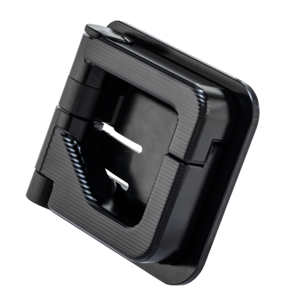 Gepäckhaken für Vespa GTS/​GTS Super 125/​300ccm (`22-), Alu, schwarz eloxiert