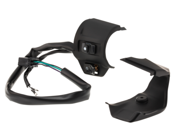 Schaltereinheit DMP rechts für Vespa Primavera/​Sprint, schwarz matt