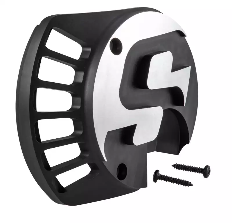 Lufteinlass Variodeckel für Vespa GTS/GTS Super/GTV/GT 60/GT/GT L 125-300ccm, schwarz/silber