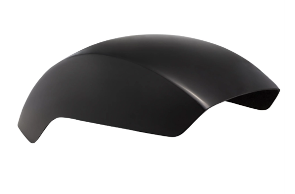 Kotflügel EVO II für Vespa PX 80-200ccm, GFK, klein, schwarz