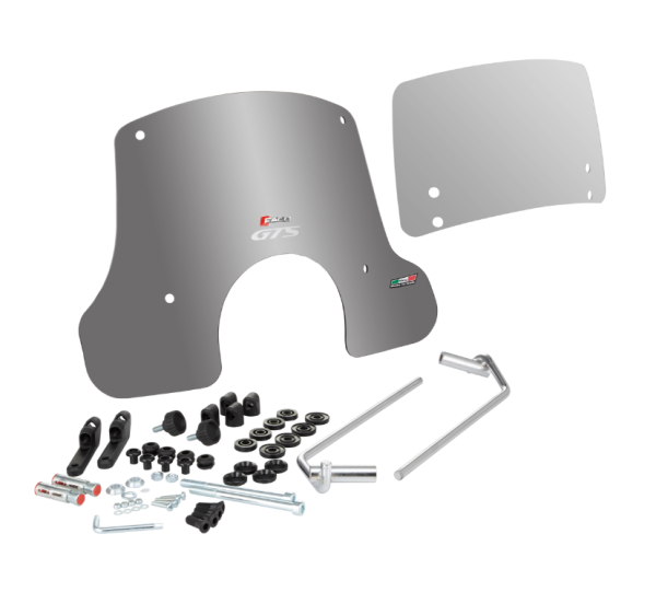 Windschild FACO "Twin-Screen"für Vespa GTS /​GTS Super 125/​300ccm (`23-), getönt