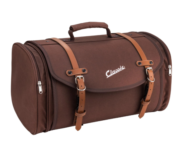 Tasche "Classic" groß für Vespa, Nylon, tobacco braun