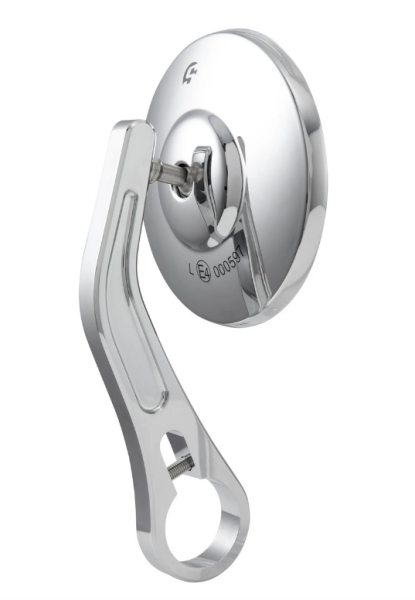 Lenkerendenspiegel für Vespa, links oder rechts, rund, chrom