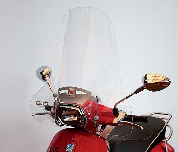 Windschild Medium klar für Vespa Sprint - Isotta