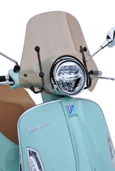 Windschild ERMAX Sport H 400 mm für Vespa GTS/​GTS Super/​GT L (-22), schwarz