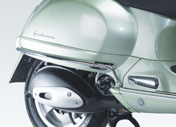 Sturzbügel Seitenhaube für Vespa GT /​GT L 125/​200ccm, chrom