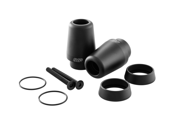 Lenkerendengewichte für Vespa GTS/​GTS Super/​GTV/​GT 60/​GT/​GT L 125-300ccm, schwarz matt