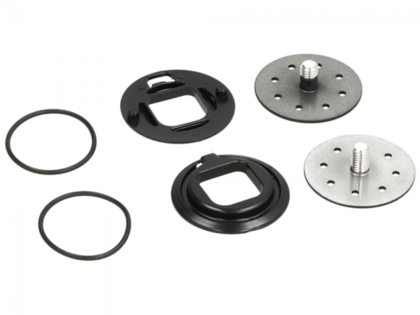 Visiermechanik, schwarz für Piaggio Demi Jet Helm, Carbonskin