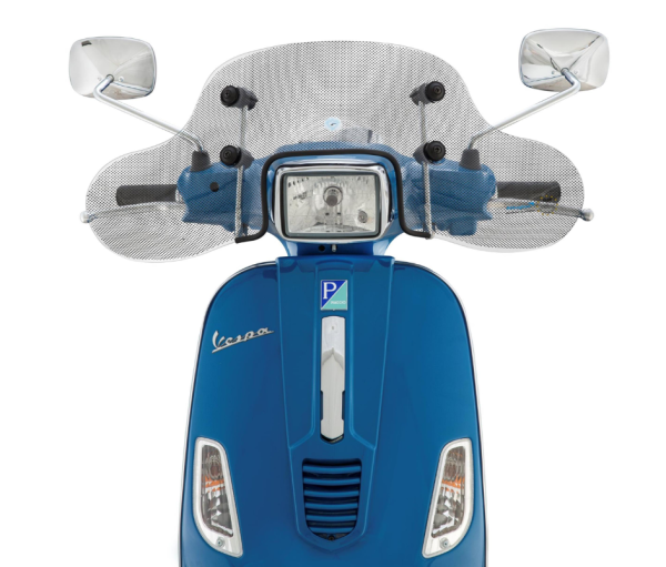 Flyscreen CUPPINI für Vespa S 50-150ccm, schwarz/caro