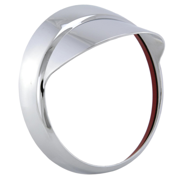 Lampenring mit Lampenschirm für Vespa LX 50-150ccm, chrom