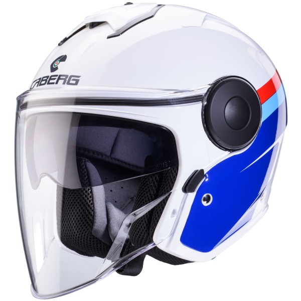 Caberg Helm Soho Zephyr weiß/blau-rot