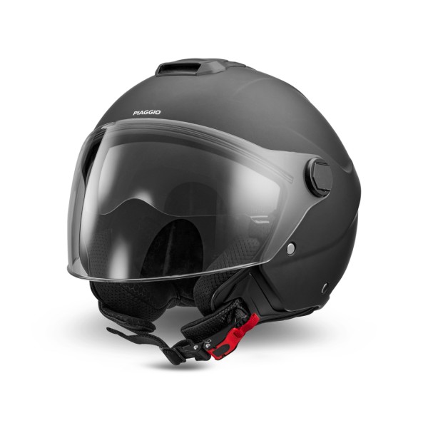 Piaggio Jethelm Demi Jet UL01 schwarz matt