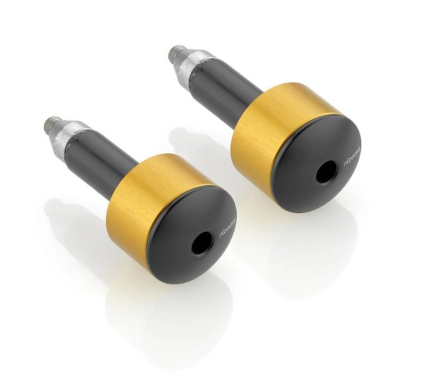 Lenkerendengewichte RIZOMA links & rechts für Vespa, gold eloxiert