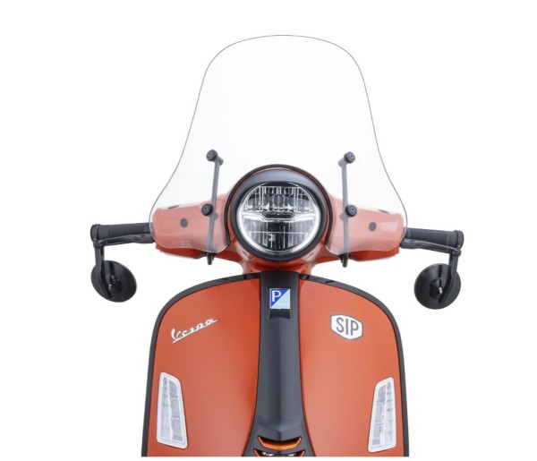 Windschild ERMAX Sportivo H 305 mm für Vespa GTS/​GTS Super (`23-), klar