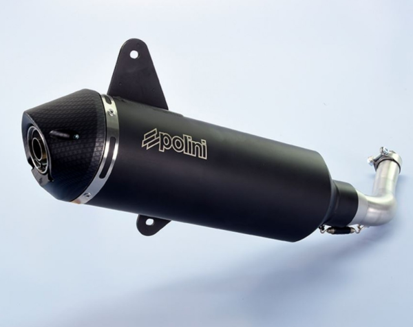Polini Auspuffanlage schwarz für Vespa 300 GTS, GTV E4 2017-2019