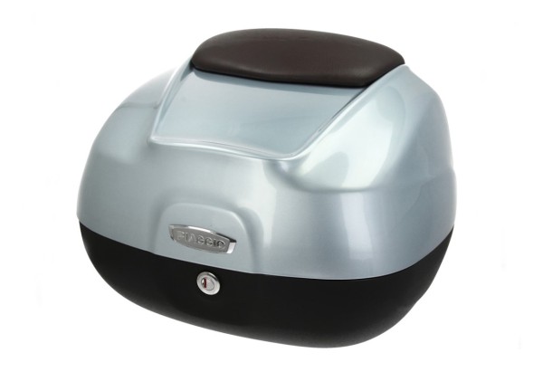 Top Case 37L mit Rückenlehne für Piaggio Medley 125/150/200 (22-24) - grigio azzuranto G14
