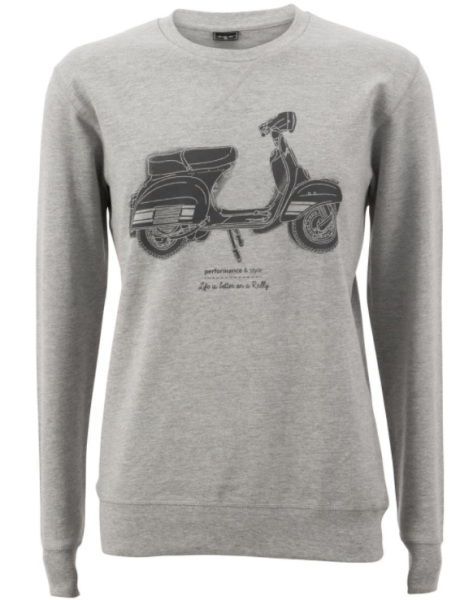 Sweatshirt "Life is better on a Rally", Herren grau
