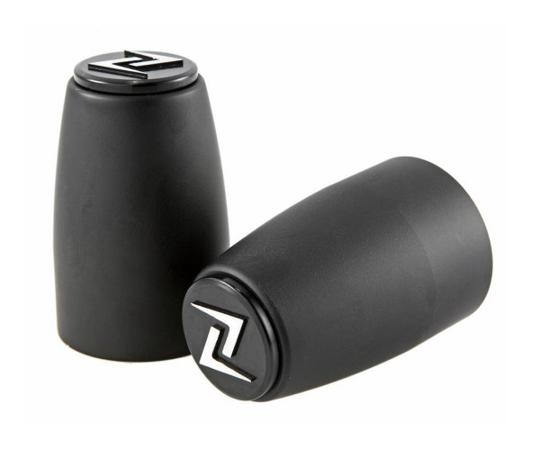 Lenkerendengewichte ZELIONI für Vespa, Paar, schwarz matt