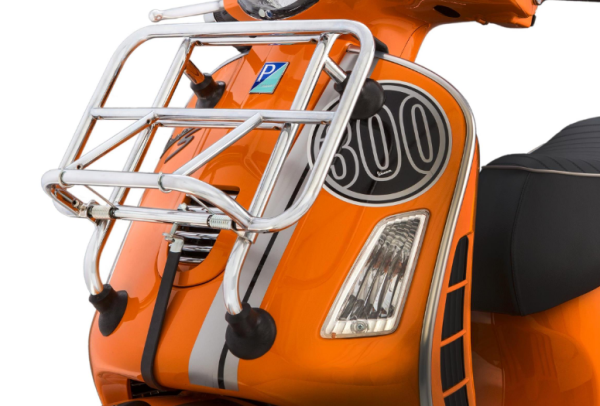 Gepäckträger vorne für Vespa GTS/​GTS Super/​GTV/​GT 60/​GT/​GT L 125-300ccm, klappbar, chrom