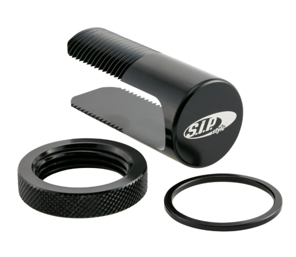 Halteklemme Gepäckträger für Vespa, Alu, schwarz